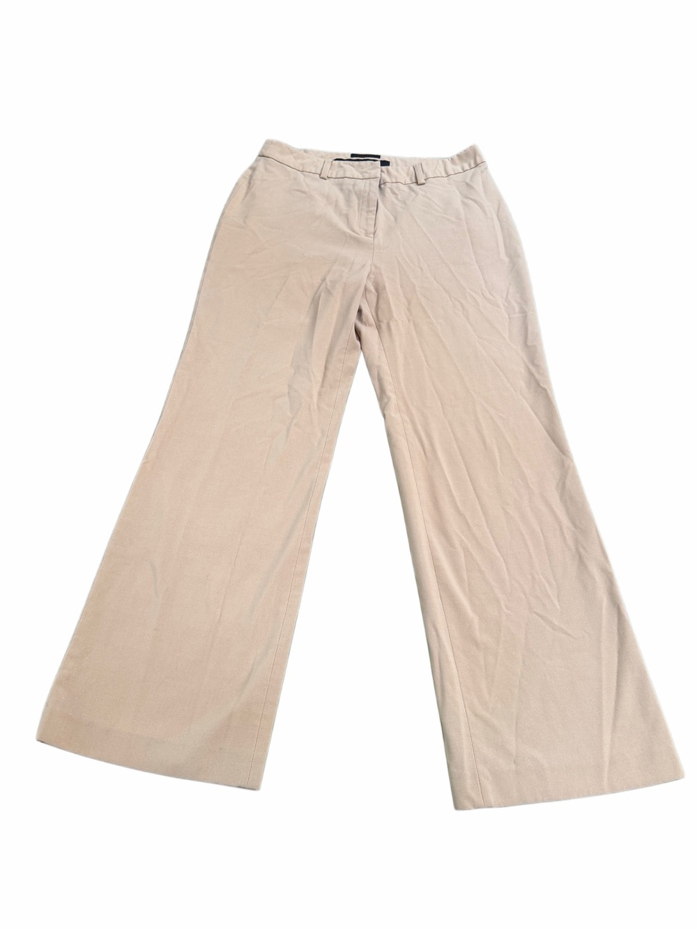 Gloria Vanderbilt Beige Wide-Leg Pants